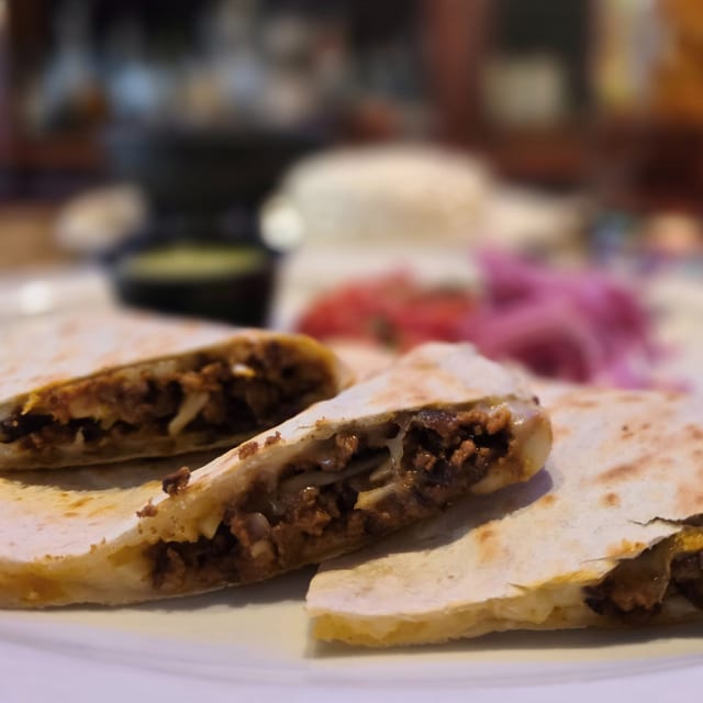 Vegan Quesadilla Oaxaca.