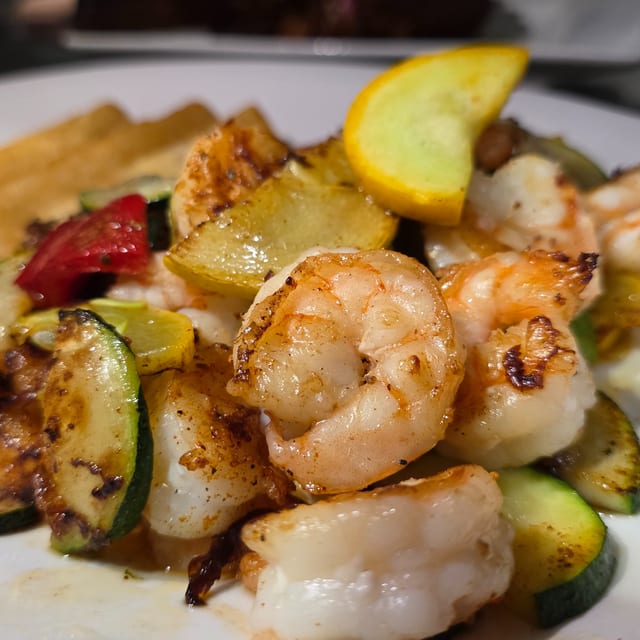 Grilled Shrimp Plate.