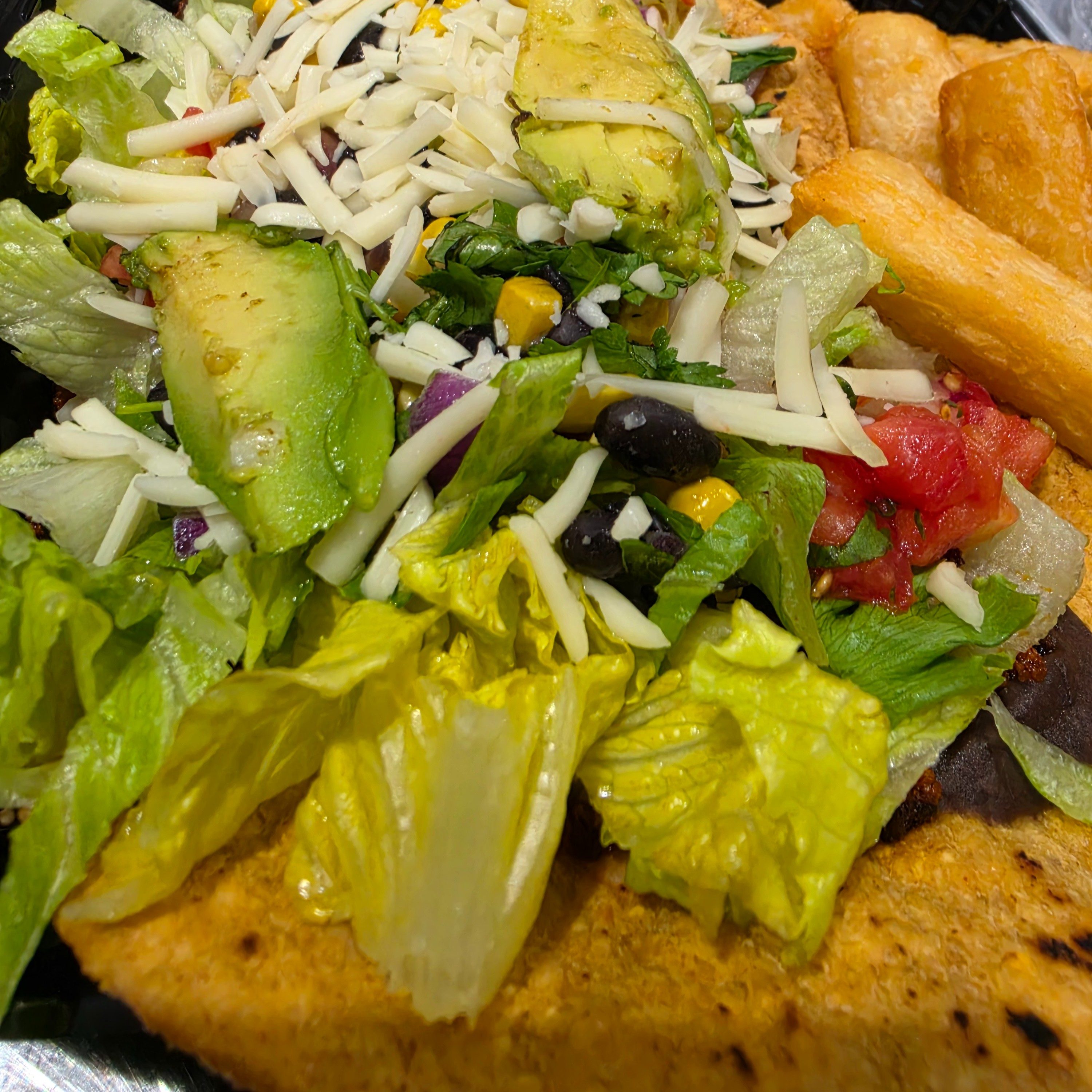 Vegan Tostadas Tradicionales.