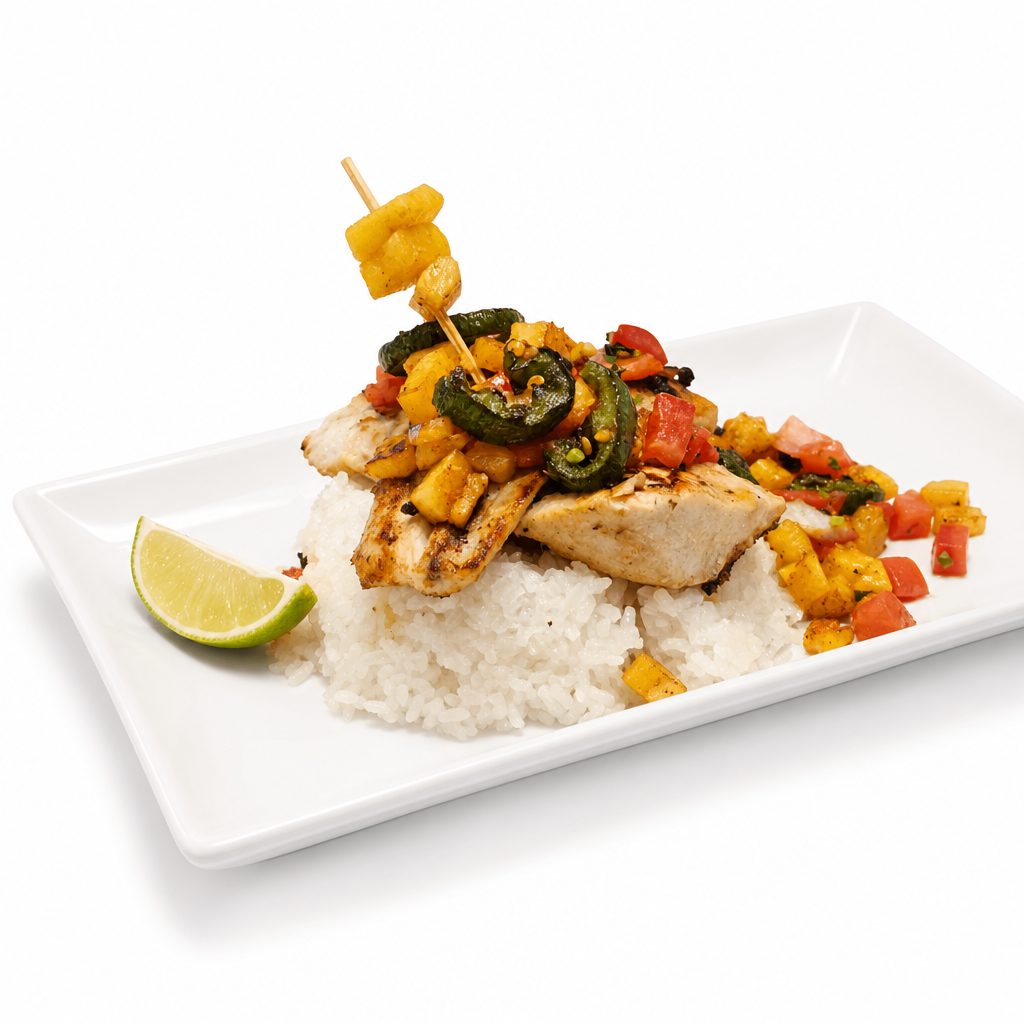 MAHI A LA LEÑA.