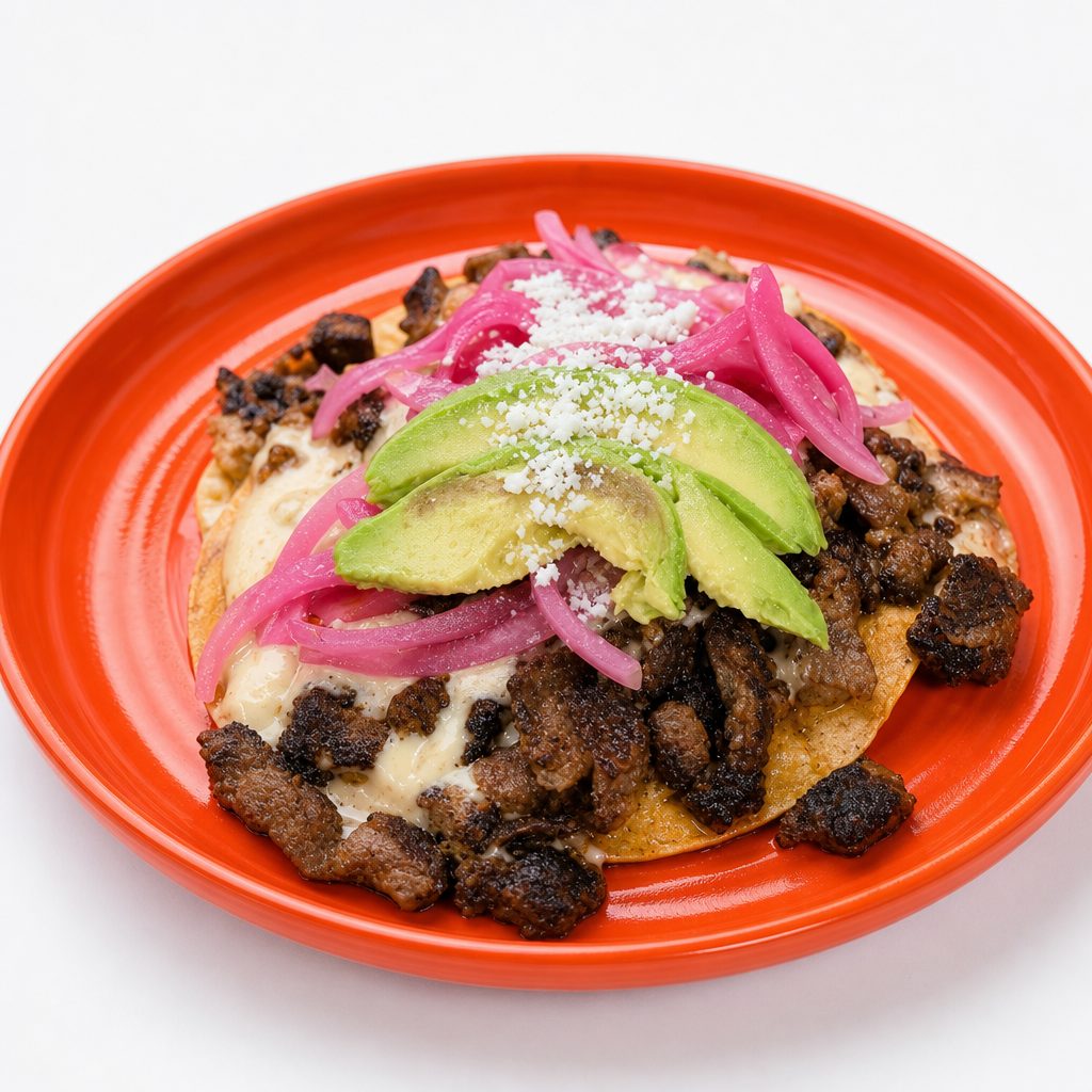 Grilled Garlic Tostadas.