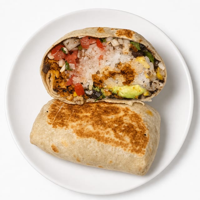 Vegan Burrito De La Casa.