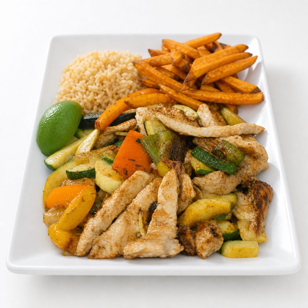 GRILLED CHICKEN PLATE.
