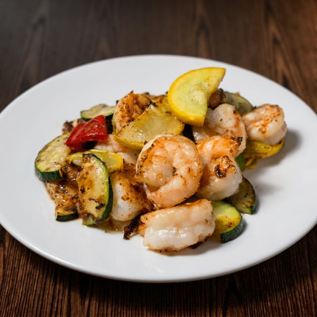 Grilled Shrimp Plate.