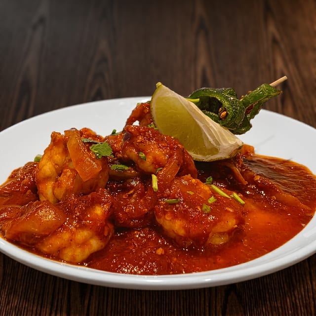 Camarones Al Fuego.
