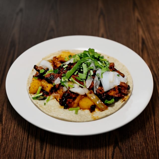 Tacos de MaĆz.